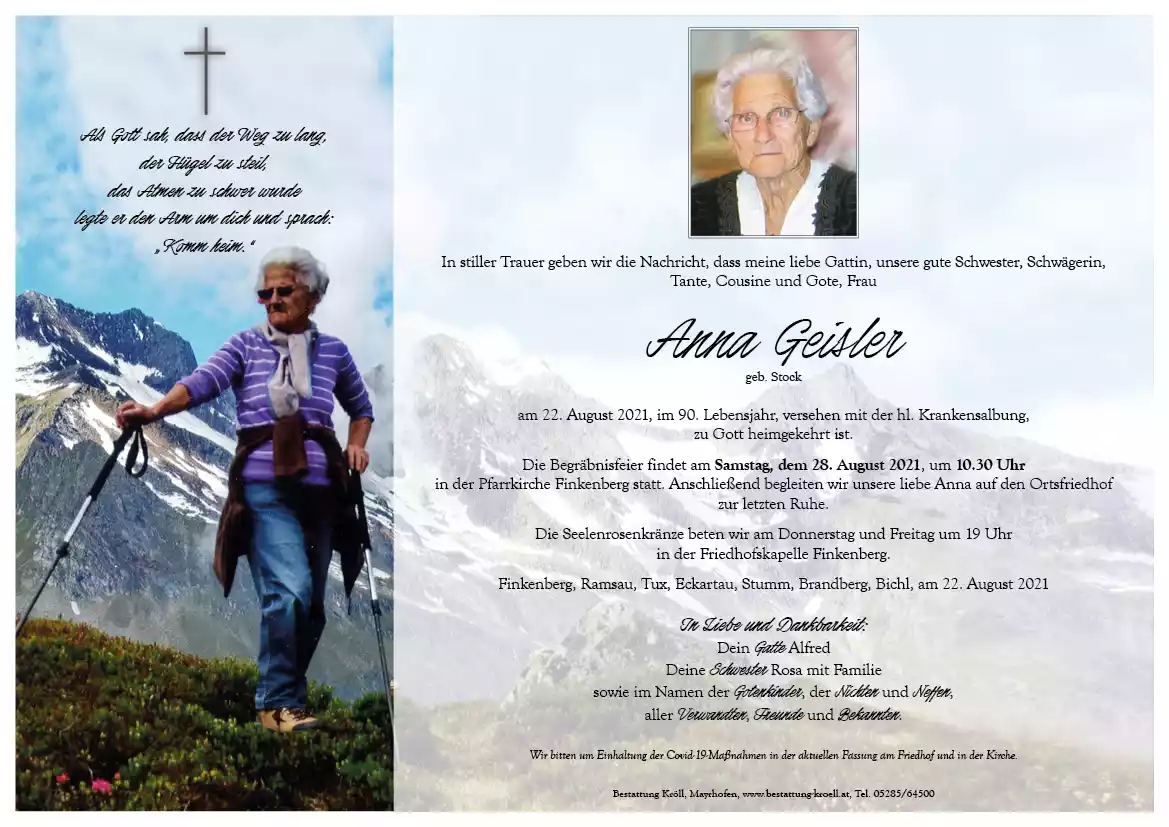 Parte von Anna Geisler